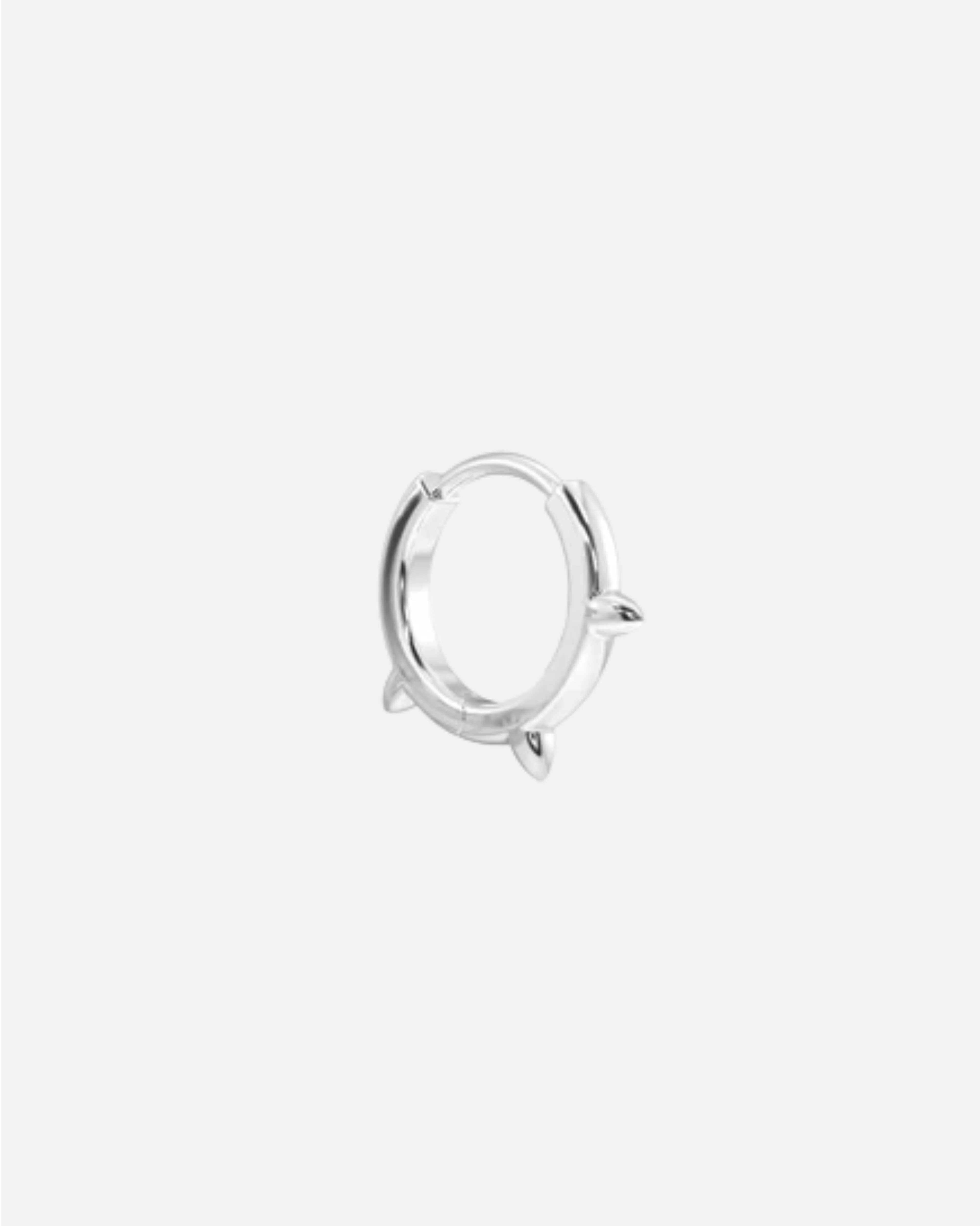 Edgy Spike Hoop Men Men's Earrings - Image 3
