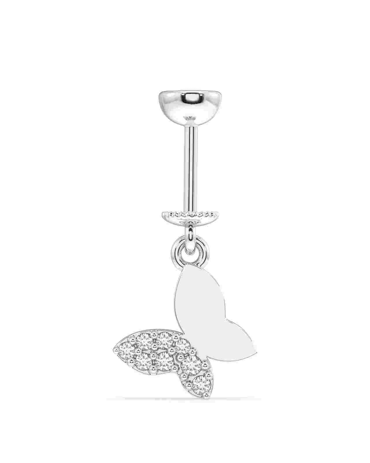 Slanting Butterfly Helix Hanging Earrings - Image 3